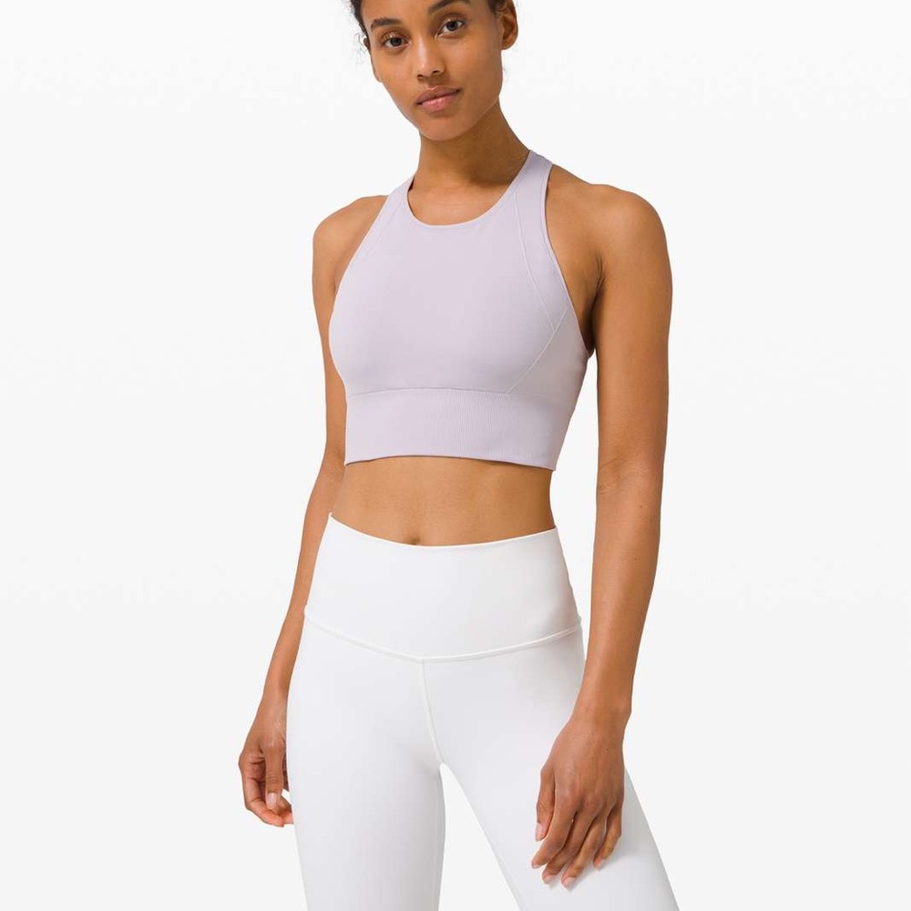 Lululemon ebb to train bra medium support c/d cup size 4 stargaze